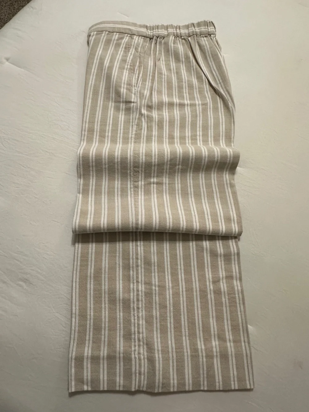 Banana Republic Rowan Wide-Leg Linen Striped Pants - Size 6 - NWOT